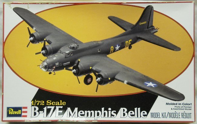 Revell 1/72 Boeing B-17F Flying Fortress Memphis Belle, 4402 plastic model kit